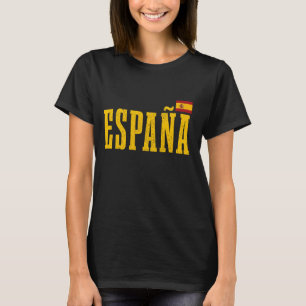 Camiseta Espanha Espana Bandeira espanhola Orgulho Raiz Her
