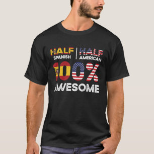 Camiseta Espanha Espanhola nascer Americana Cidadania 1
