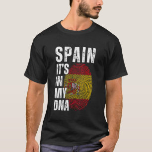 Camiseta Espanha Está no meu DNA, combinando com os espanhó