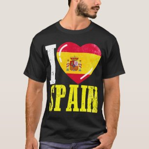 Camiseta Espanha eu amo Espanha