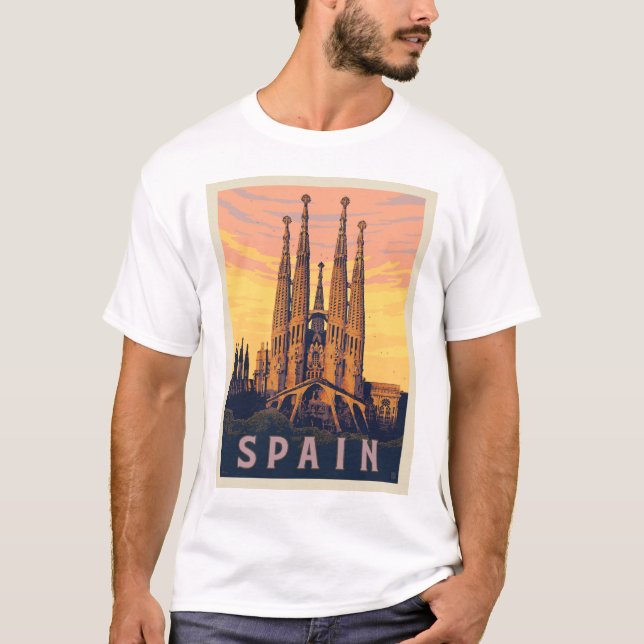 Camiseta Espanha | Familia Sagrada (Frente)