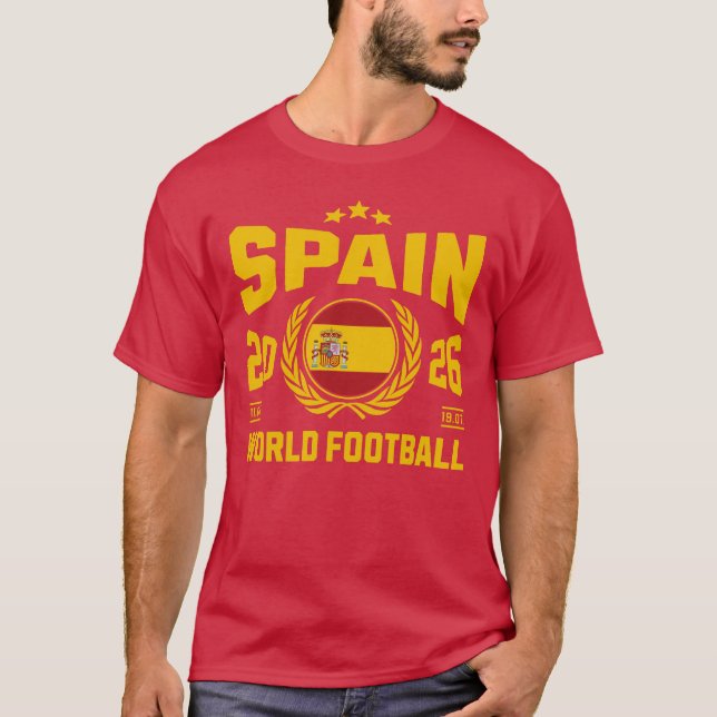 Camiseta Espanha Futebol 2026 (Frente)