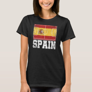 Camiseta Espanha Futebol Campo Bandeira Espana Imprensa Esp