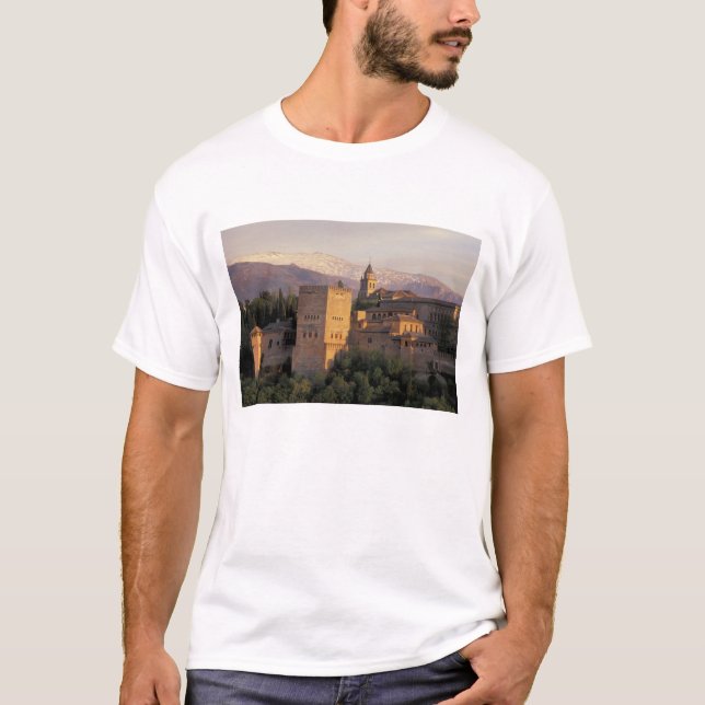 Camiseta Espanha, Granada, Andalucia, Alhambra, (Frente)