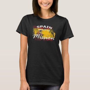 Camiseta Espanha Madrid Mmon LDS Missão Missionária Present