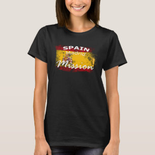 Camiseta Espanha Madrid Mórmon LDS Missão Missionário