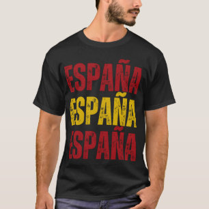 Camiseta Espanha menina do orgulho espanhol