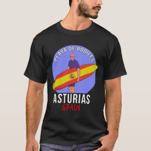 Camiseta Espanha Rodiles Beach Asturias