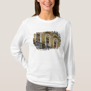 Camiseta Espanha, Sevilha, Andaluzia Gerânios pendem sobre