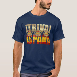 Camiseta Espanha Tricampeones Triva España de Viva Azul