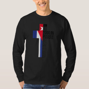 Camiseta Espanhol Cristão Fé Religiosa Espanhola Cubana F