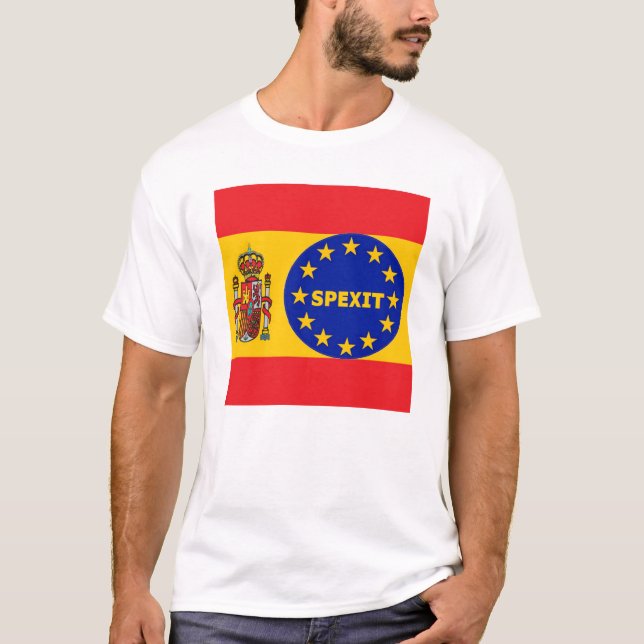 Camiseta Espanhol de T-Shirt EU Spexit (Frente)