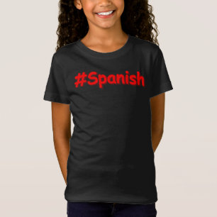 Camiseta "#Espanhol" Design. Comprar Agora