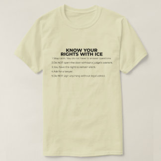 Camiseta Espanhol e Inglês Conheça Seus Direitos ICE