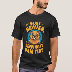 Camiseta Espanhol Ocupado Mantendo-O Dam Tidy Engraçado Bea