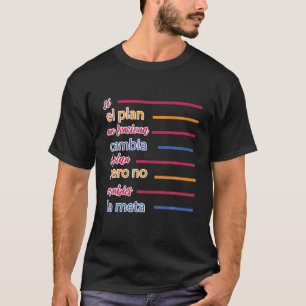 Camiseta Espanol Motivational Quote Playera Inspirational S
