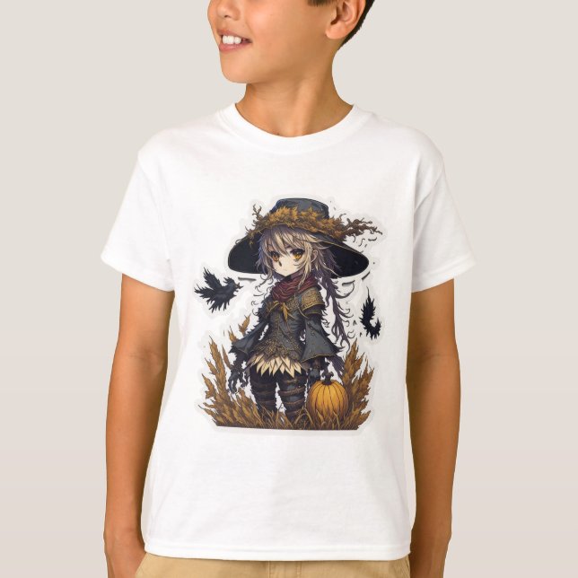 Camiseta Espantalho de Halloween (Frente)