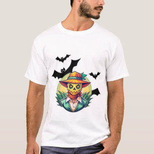 Camiseta Espantalho e morcego assustados