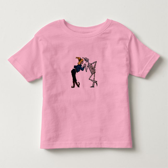 Camiseta espantalho e Tin Man Toddler (Frente)