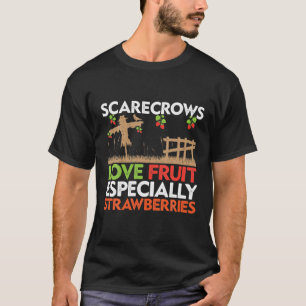 Camiseta Espantardas Adoram Fruta Especialmente Morangos