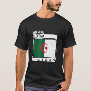 Camiseta Espantoso Argelino desde 1946 Nascimento Argelino 