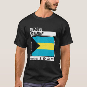 Camiseta Espantoso Bahamian desde 1925, 97.º Nascimento Bah