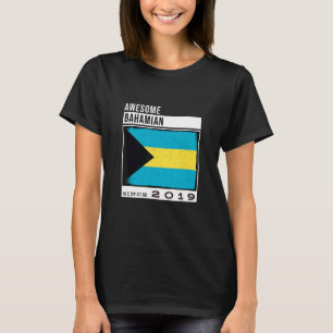 Camiseta Espantoso Bahamian Desde 2019 aniversário de 3 ano