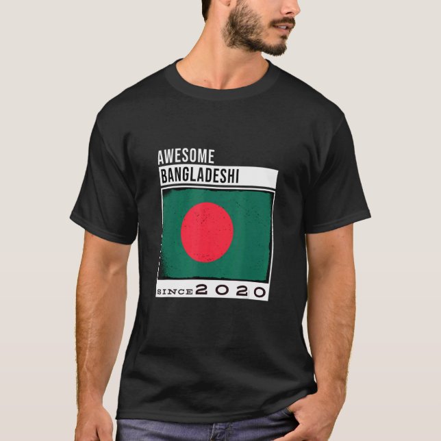Camiseta Espantoso Bangladesh Desde 2020, segundo Bi De Ban (Frente)