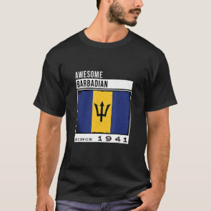 Camiseta Espantoso Barbadiano Desde 1941 Nascimento de 81ru