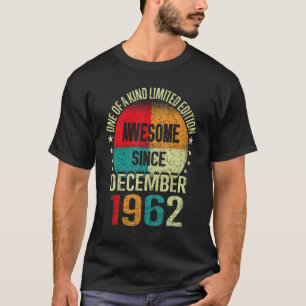 Camiseta Espantoso desde dezembro de 1962 Vintage 60th B