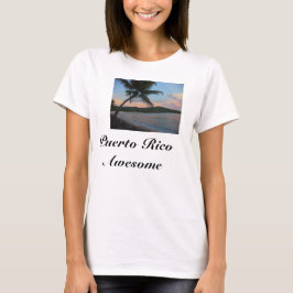 Camiseta Espantoso T-shirt feminina da praia em Porto Rico