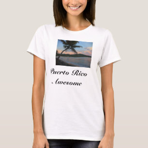 Camiseta Espantoso T-shirt feminina da praia em Porto Rico