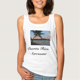 Camiseta Espantoso T-shirt feminina da praia em Porto Rico