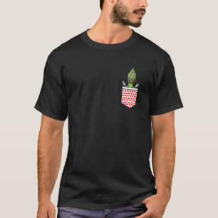 Camiseta Espargos No Bolso Amantes De Legumes Veganos