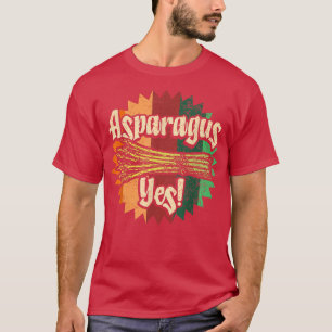 Camiseta Espargos Sim Engraçado Jardineiro Vegetal 80