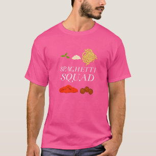 Camiseta Esparguete de Espaguete dizendo Comida italiana de