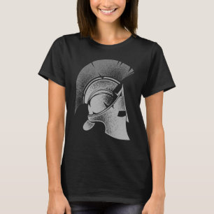 Camiseta Espartano Grego Helmet Gladiator Homens
