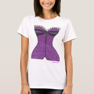 Camiseta Espartilho roxo