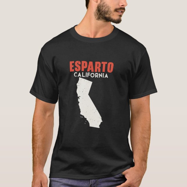 Camiseta Esparto California State America Viagem Califo (Frente)