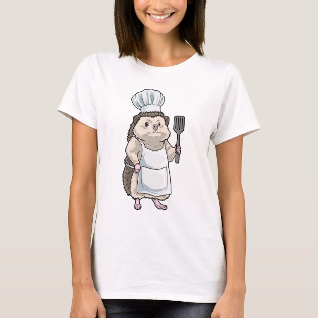 Camiseta Espátula de Cozinha de Ourico-Cacheiro (Frente)