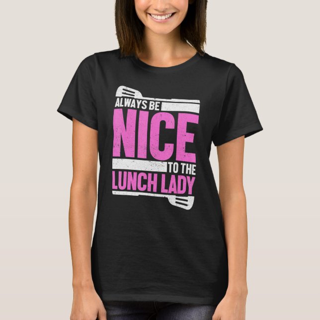 Camiseta Espátulas de Cozinha da Cantina Escolar - Comida J (Frente)
