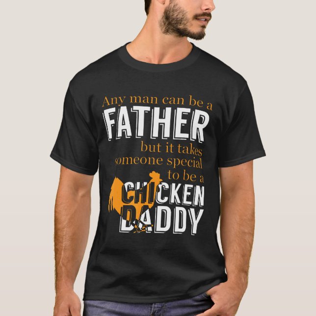 Camiseta Especial para ser um Pai de Frango   Frango (Frente)