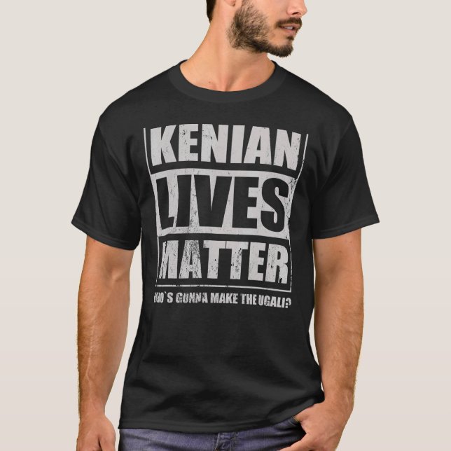 Camiseta Especialidade de Comida Kenian Ugali Oruhere Phuit (Frente)