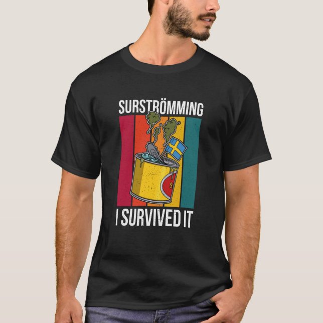 Camiseta Especialidade de peixe sueca suecia Surstromming p (Frente)