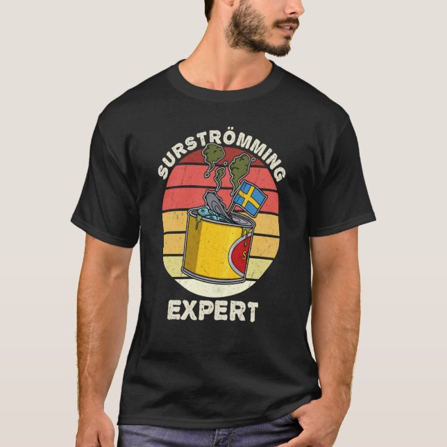 Camiseta Especialidade de peixe sueca suecia Surstromming p (Frente)