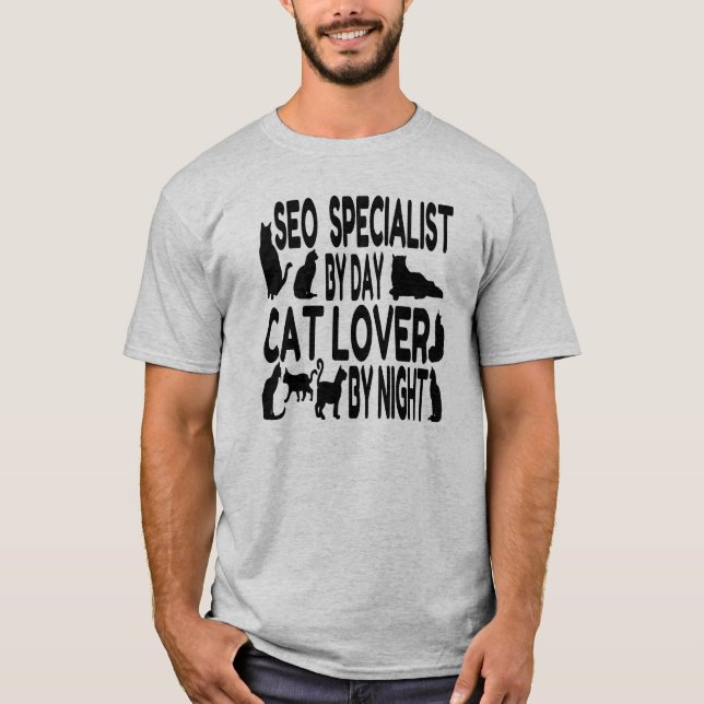 Camiseta Especialista do Cat Lover SEO (Frente)