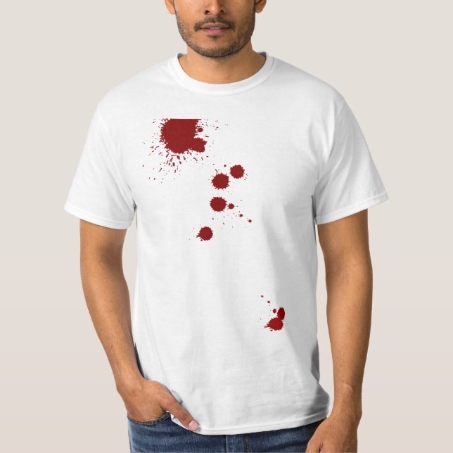 Camiseta Especialista do Splatter do sangue (Frente)
