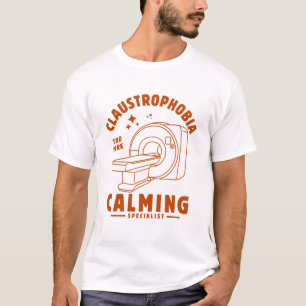 Camiseta Especialista em acalmar claustrofobia