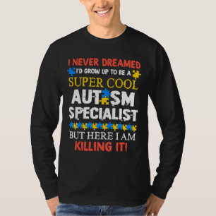 Camiseta Especialista em Autismo legal cita nota consciênci