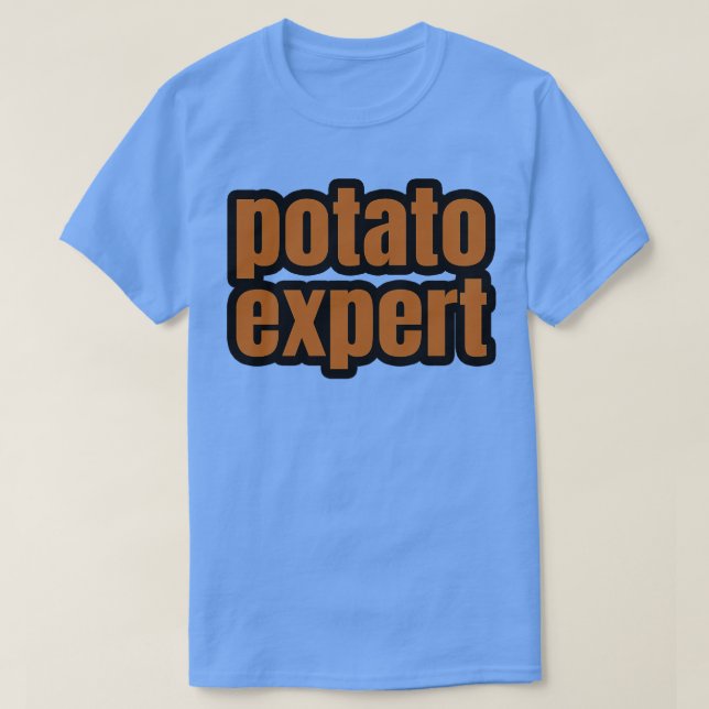 Camiseta Especialista em batata (Frente do Design)